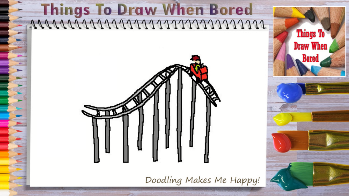 How To Draw A Roller Coaster