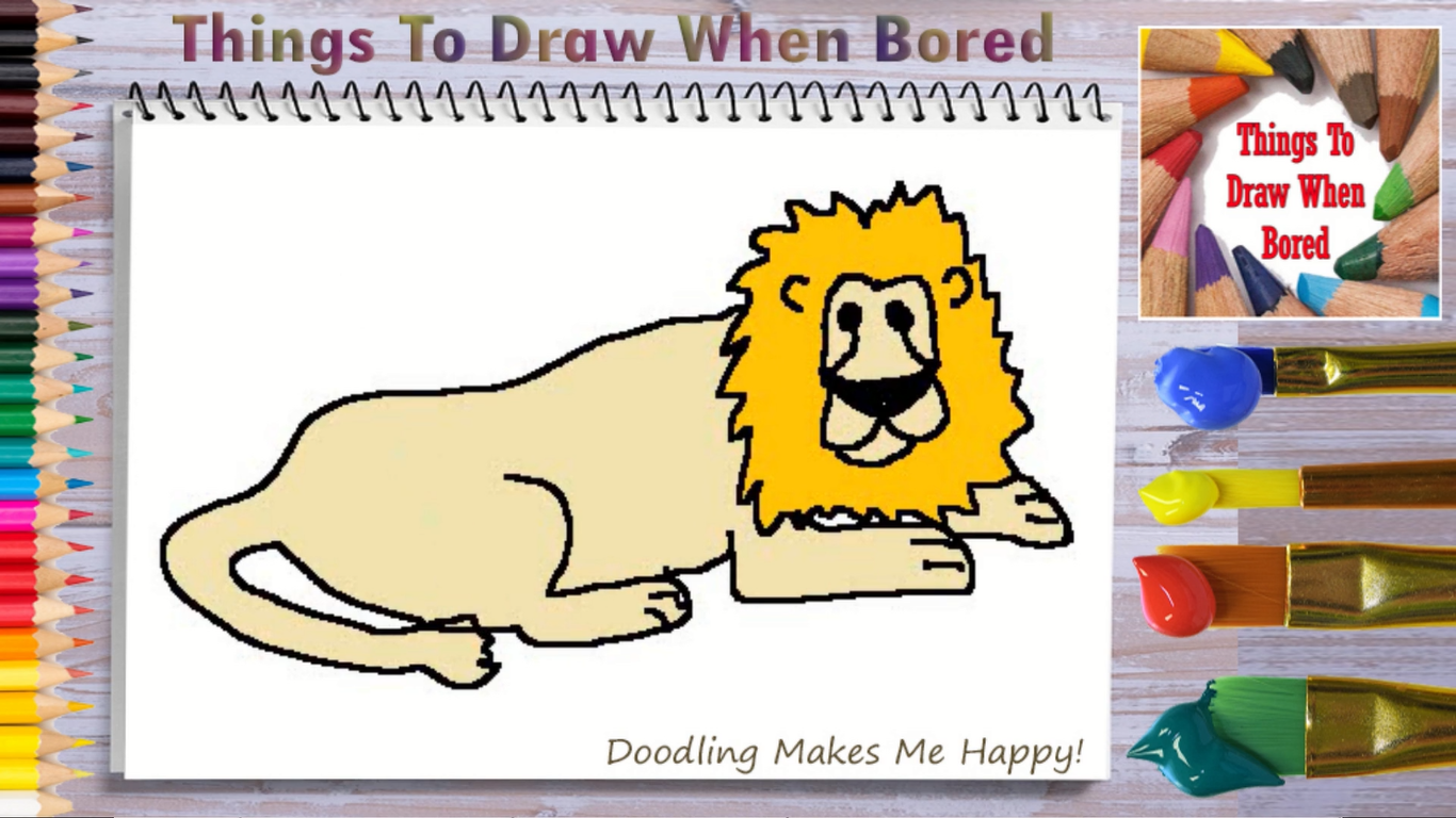 How To Draw A Lion