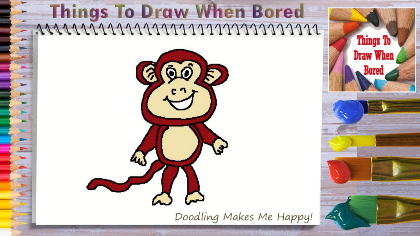 How To Draw A Monkey