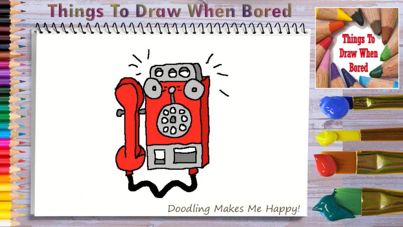 How To Draw A PayPhone