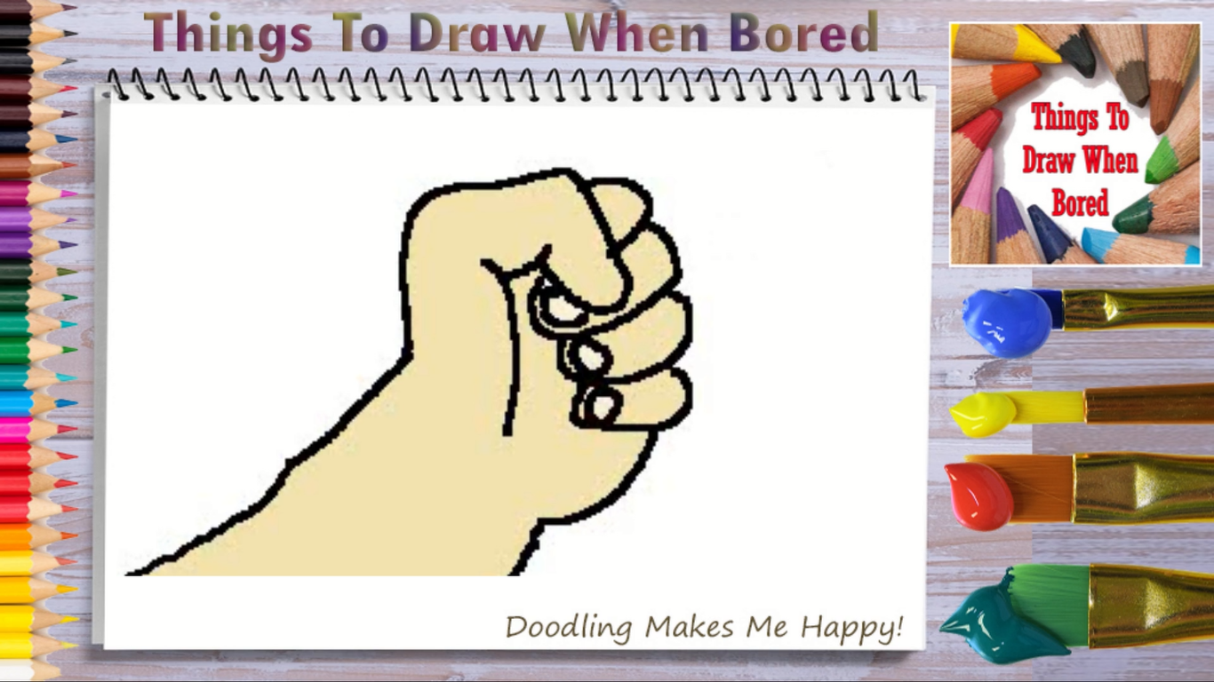 How To Draw A Fist