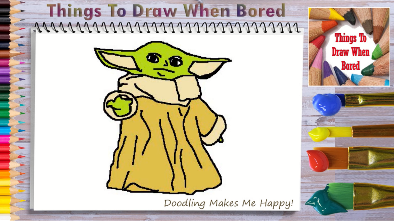 How To Draw Baby Yoda