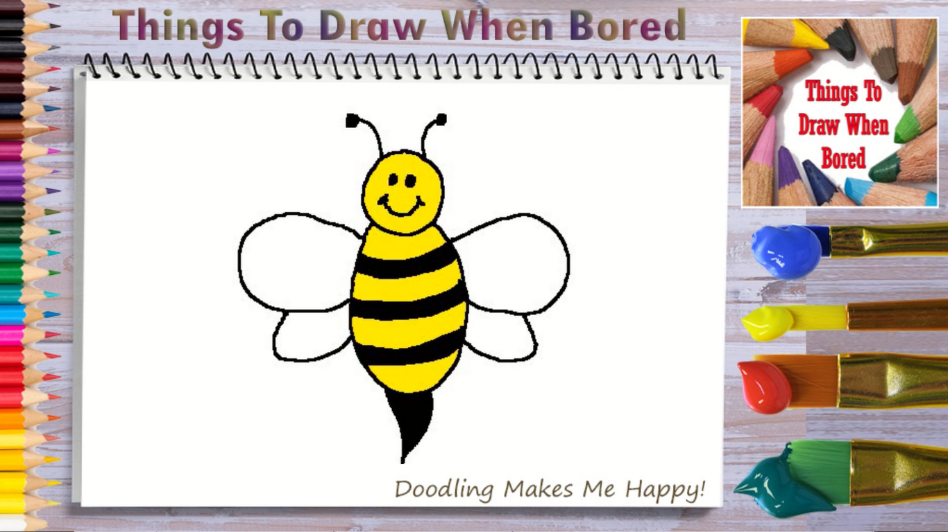 How To Draw A Bee