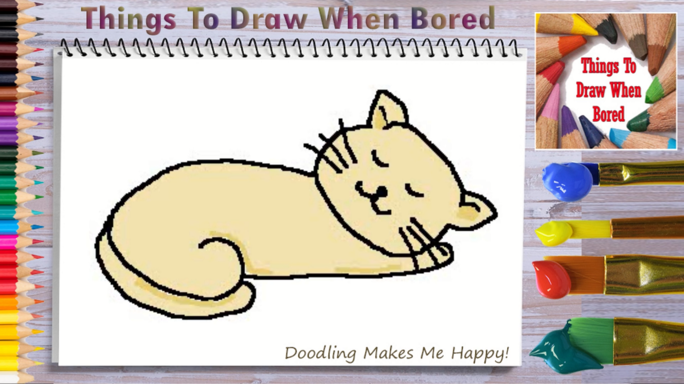 How To Draw A Cat Step By Step