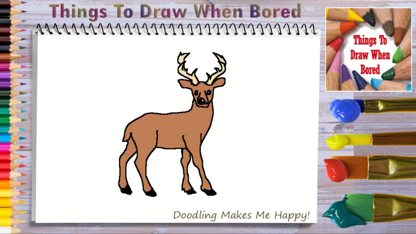 How To Draw A Deer