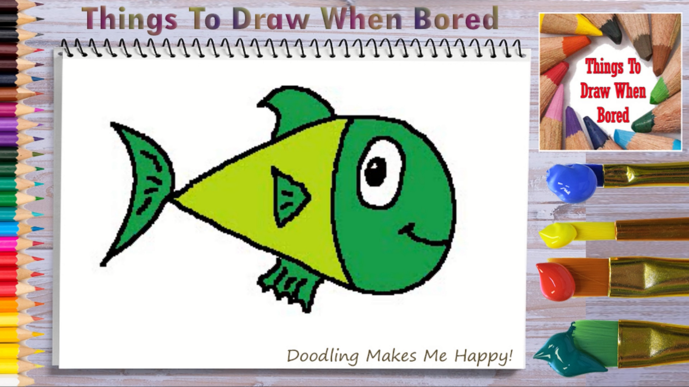 How To Draw A Simple Fish