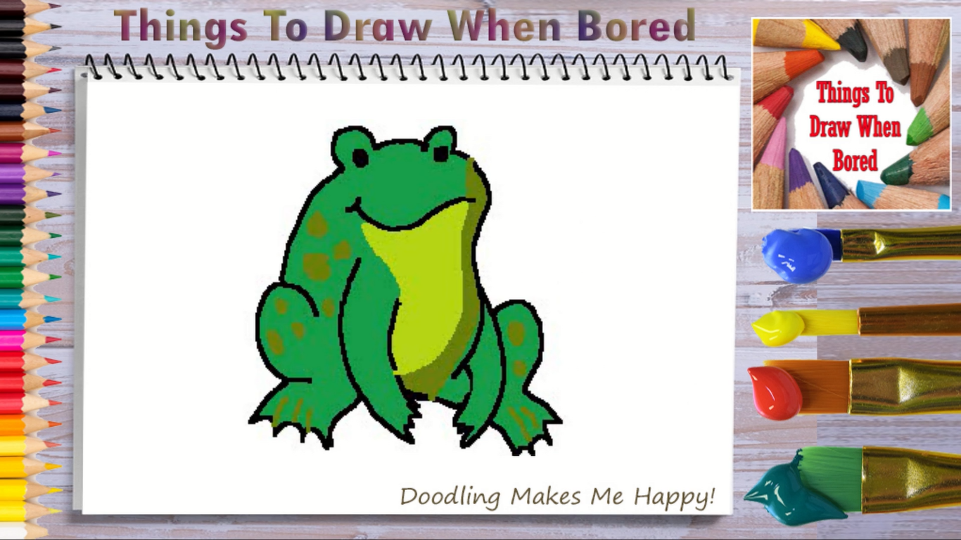 How To Draw A Frog