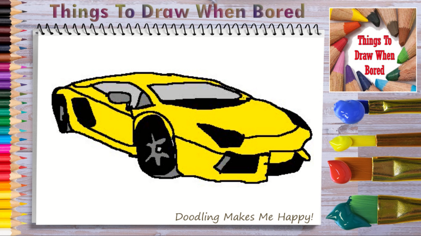 How To Draw A Lamborghini