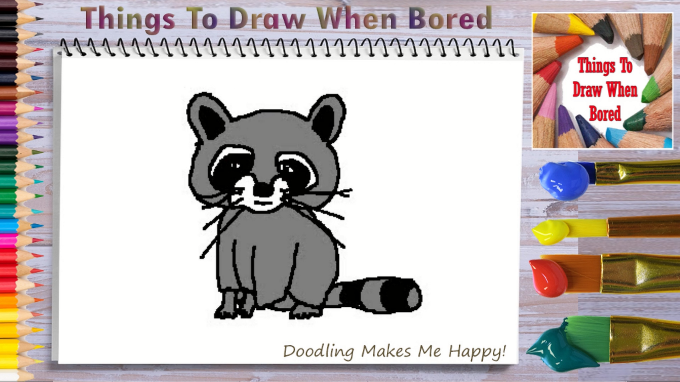 How To Draw A Raccoon