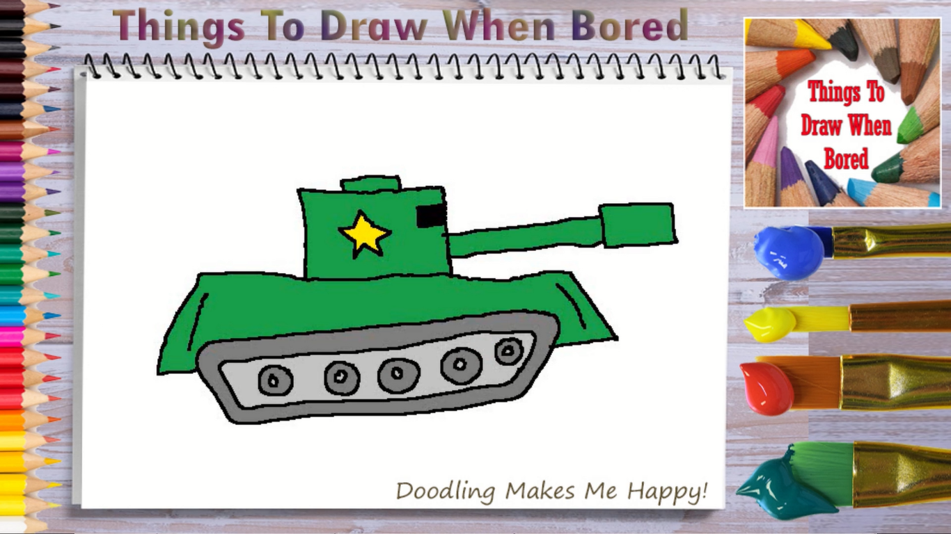 How To Draw A Tank