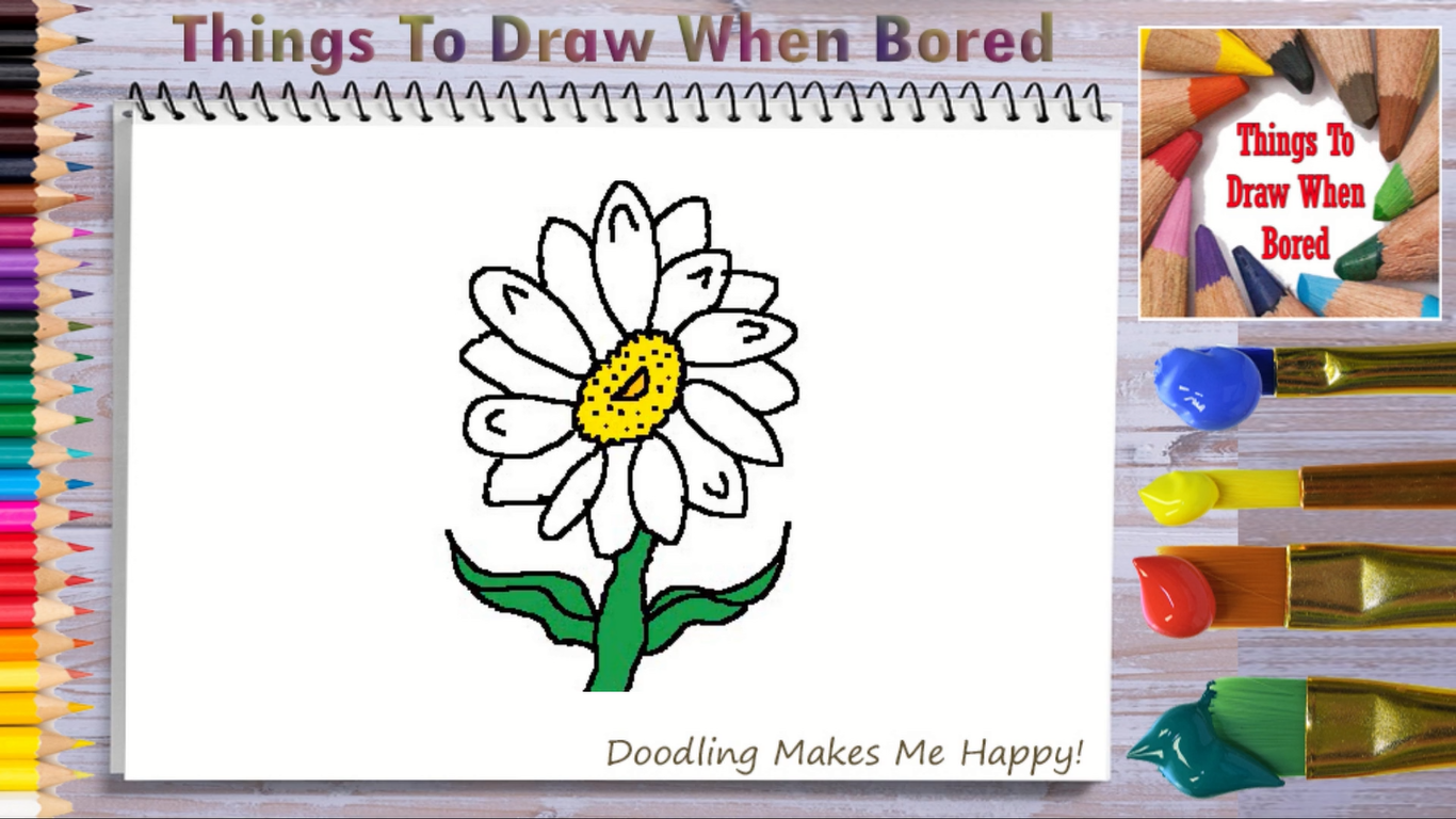 How To Draw A Daisy