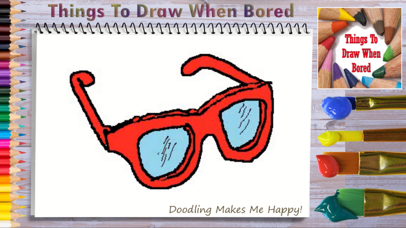 How To Draw Glasses