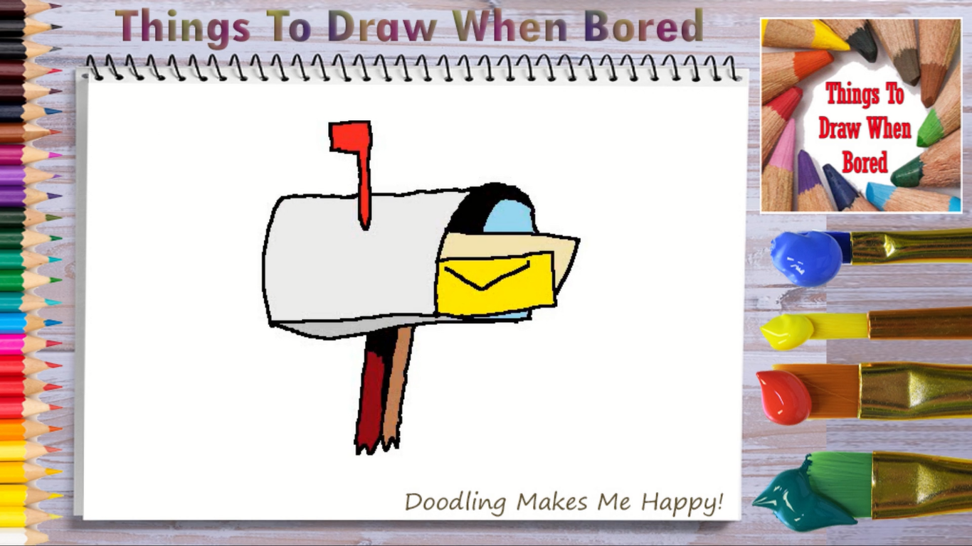 How To Draw A Mailbox