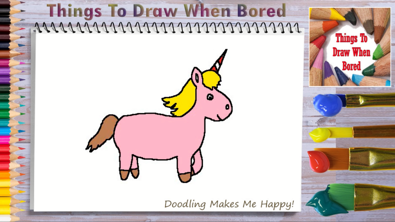 How To Draw A Simple Unicorn