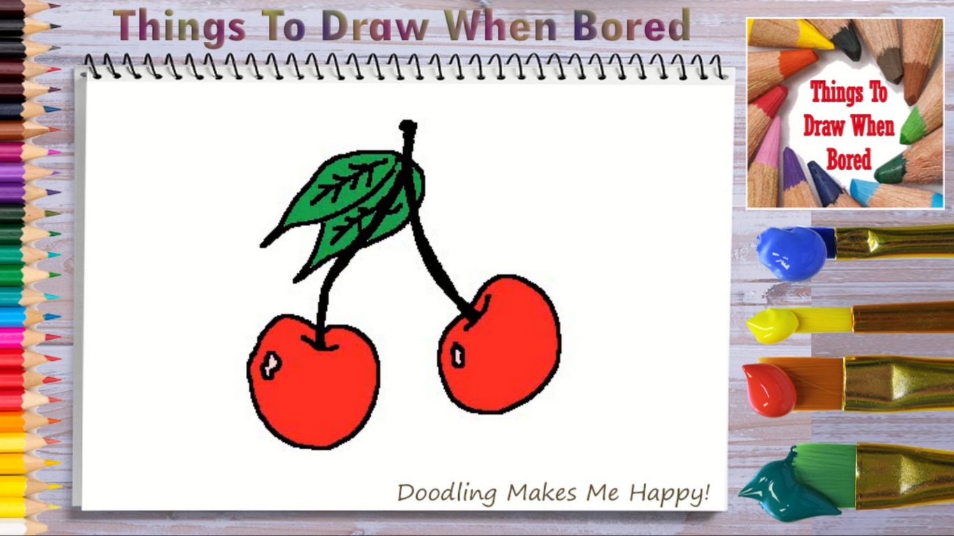 How To Draw Cherries