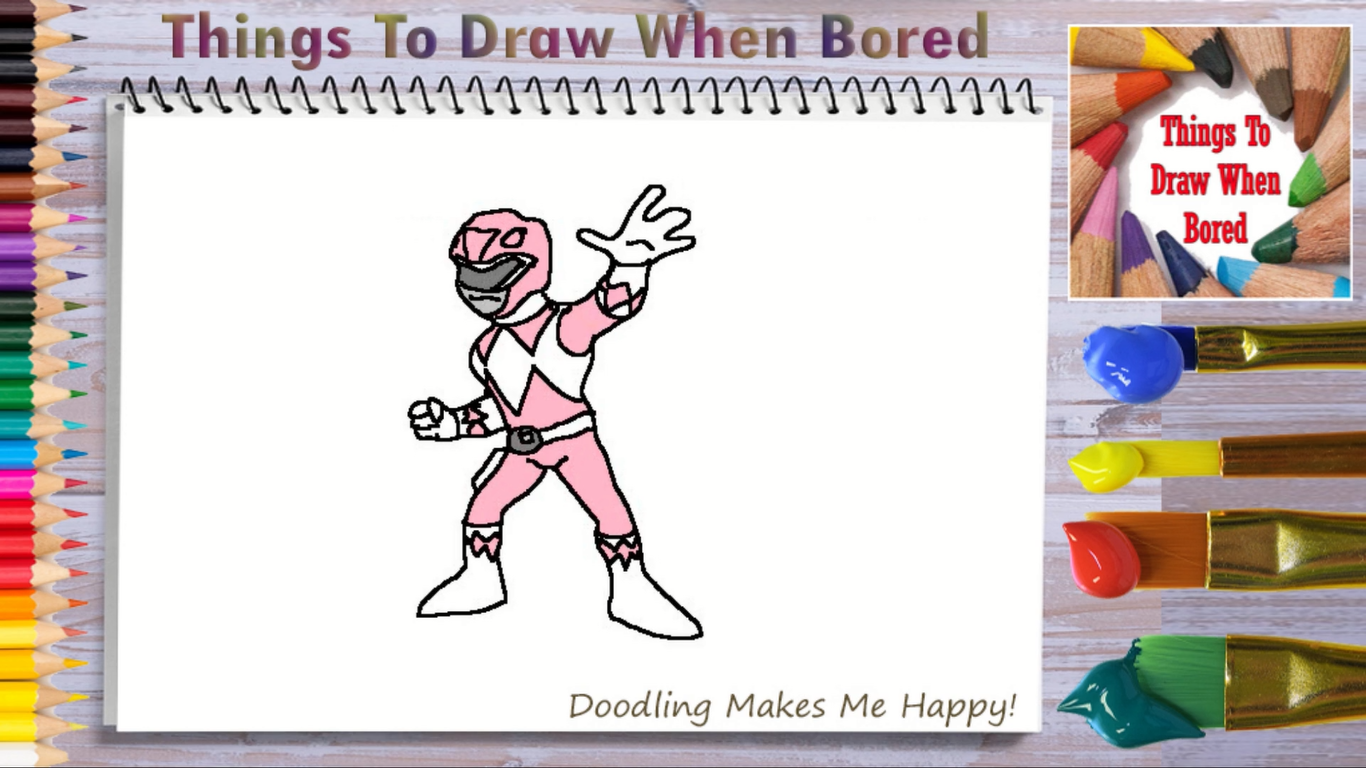 How To Draw The Pink Power Ranger