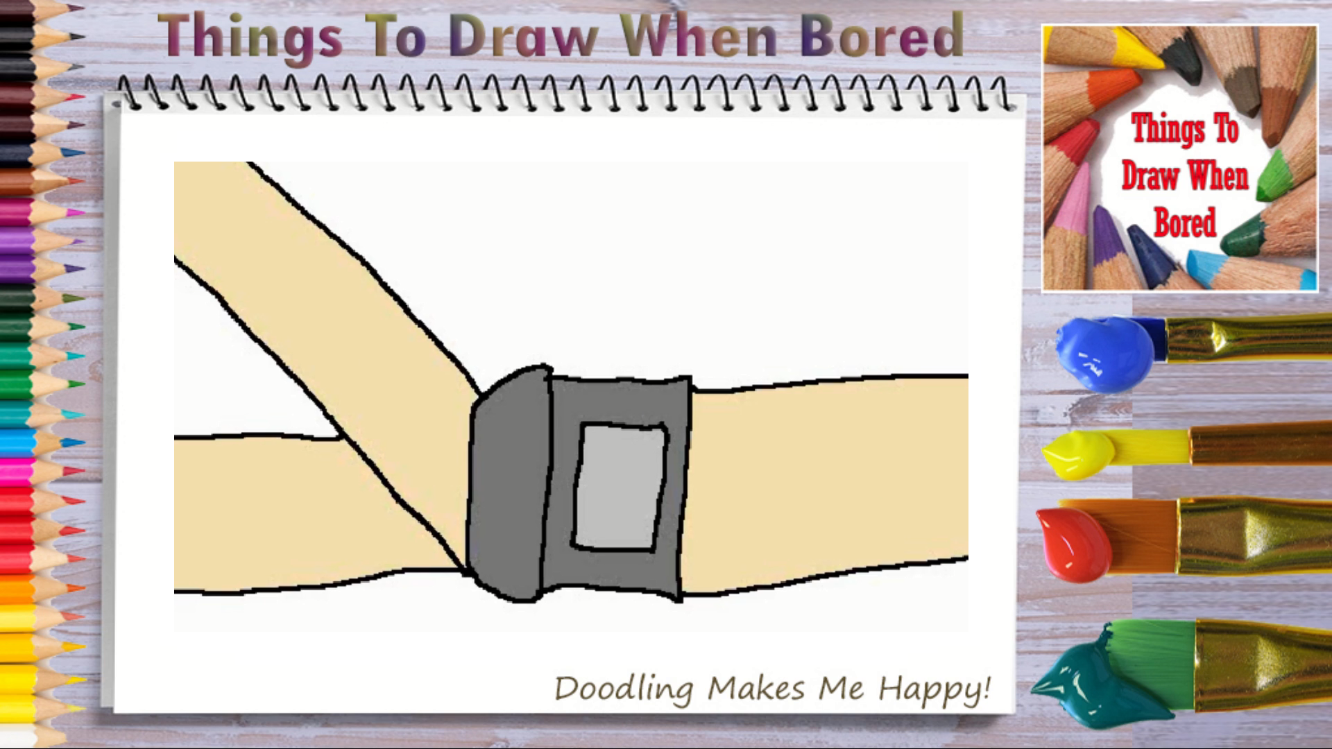 How To Draw A Seat Belt