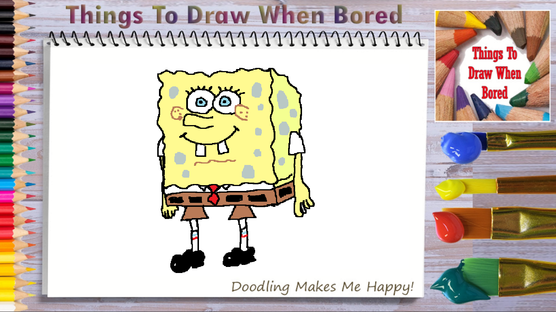 How To Draw Spongebob