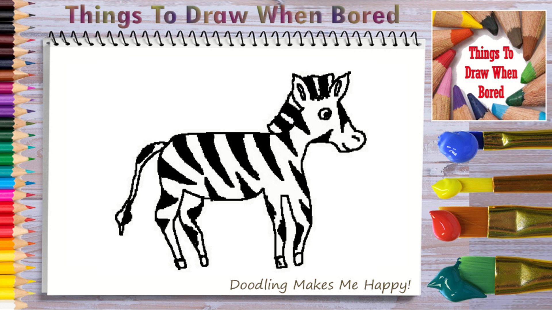 How To Draw A Zebra