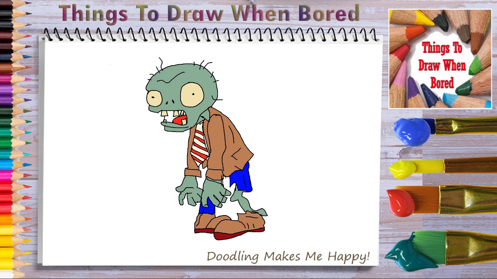 How To Draw A Browncoat Zombie